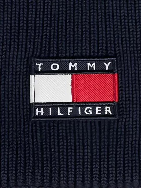 Czapka dziecięca Tommy Hilfiger niebieska