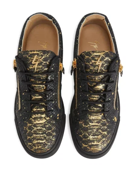 Sneakerși Giuseppe Zanotti Frankie cu imagine negru