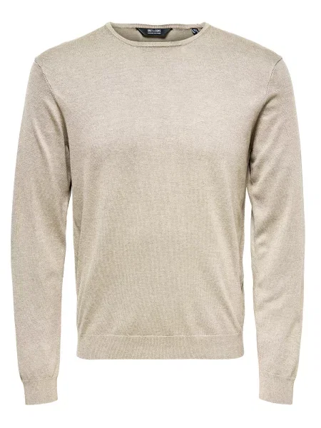 Only & Sons Pulover Wyler' bej