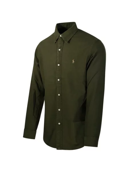 Cămașă Ralph Lauren Collection cu broderie verde
