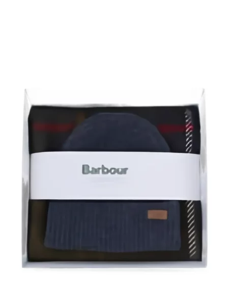 Fular Barbour în carouri cu imagine verde
