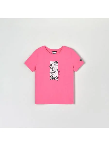 Sinsay Tričko Naruto Shippuden růžová