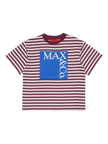 Koszulka dziecięca Max&co. fioletowa