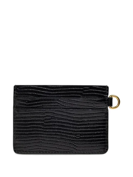 Portofel Isabel Marant cu tepi negru