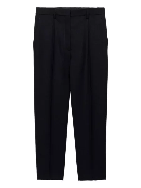 Pantaloni Prada de lână albastru