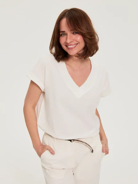 Tricou Marisse alb