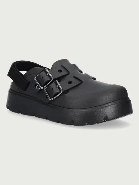 Crocs șlapi cu platformă pentru femei Loaferette Clog negru