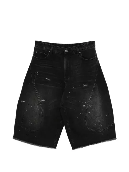 Pantaloni scurți din denim Croquis negru