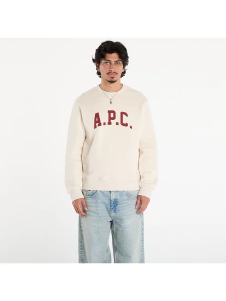 Hanorac A.P.C. Sweat Harris Gots Ecru Chine XL