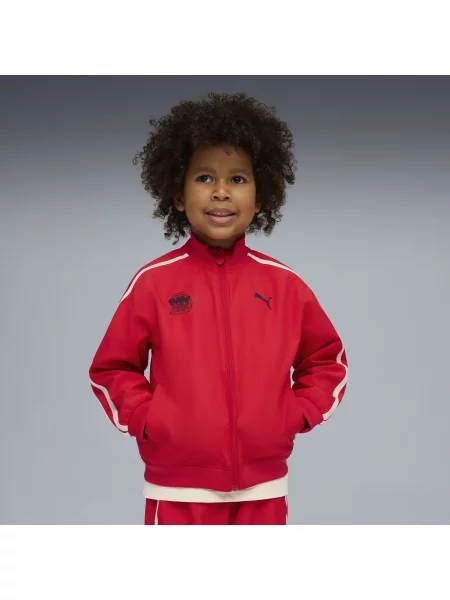 Bluza dresowa PUMA × PAW PATROL T7 o luźnym kroju Akcesoria czerwony