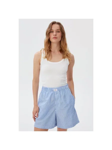 Шорти у смужку Estro сині