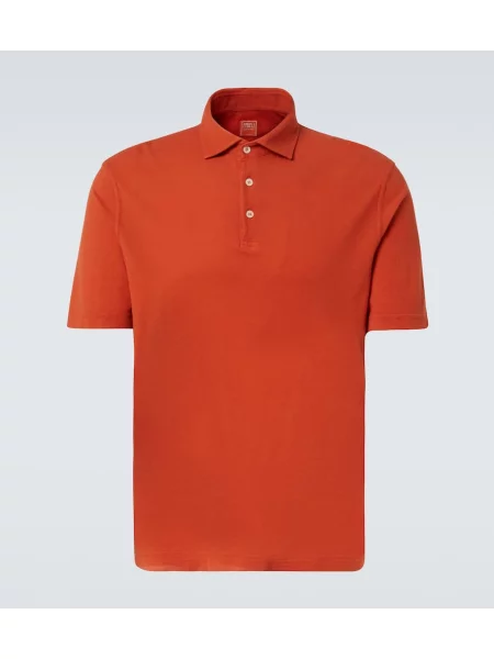 Polo majica Fedeli oranžna