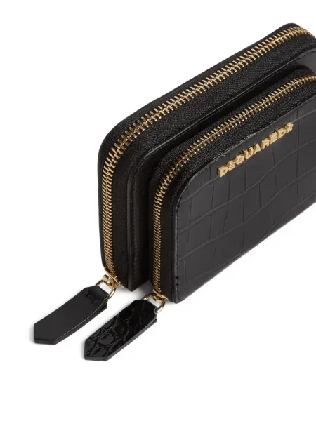 Portofel Dsquared2 din piele negru