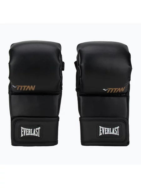 Rękawice grapplingowe Everlast Titan Hybrid black czarne