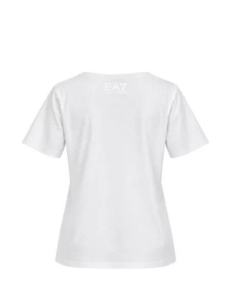 Stras tricou Ea7 Emporio Armani alb