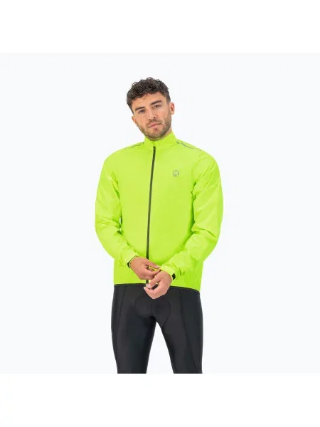 Мъжко яке за колоездене Rogelli Core yellow жълто