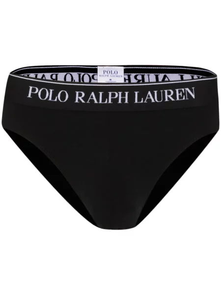 Haftowane majtki Polo Ralph Lauren czarne