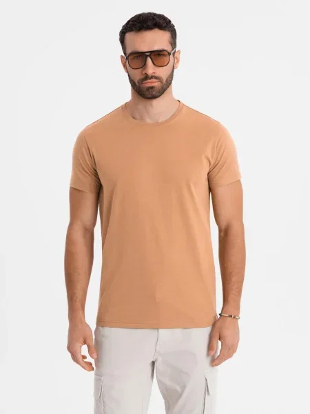 Tricou Ombre clasic maro