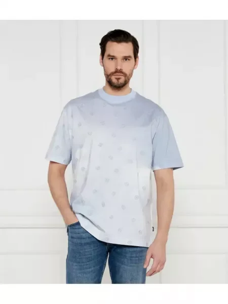 BOSS BLACK Póló C-Tames | Relaxed fit fekete
