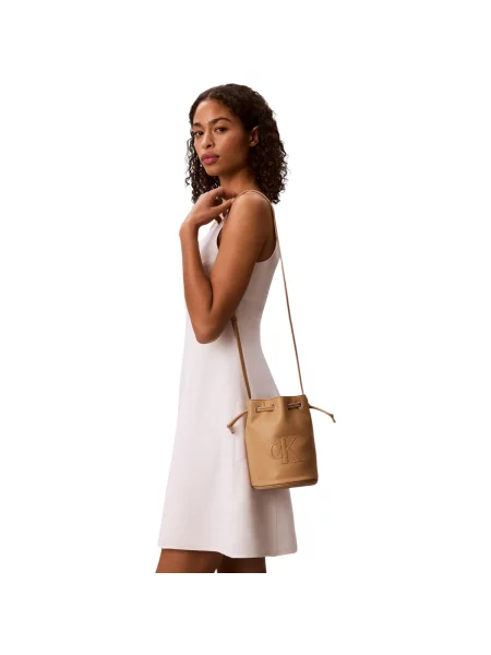 Calvin Klein Geantă Bold Ck Small bej