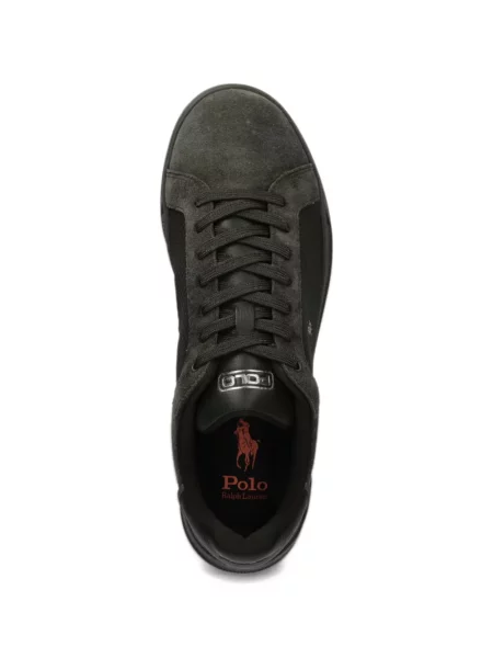 Кожени боти Polo Ralph Lauren бродирани бяло
