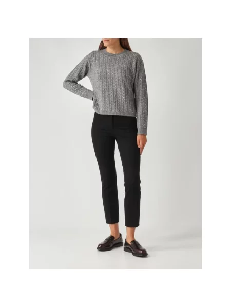 Sweter Max Mara Studio wełniany szary