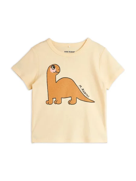 Mini Rodini tričko Dino béžové