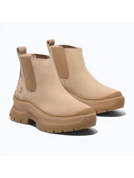 Pantofi Timberland pentru femei Roxie Lane Mid Chelsea nubuc deschis bej