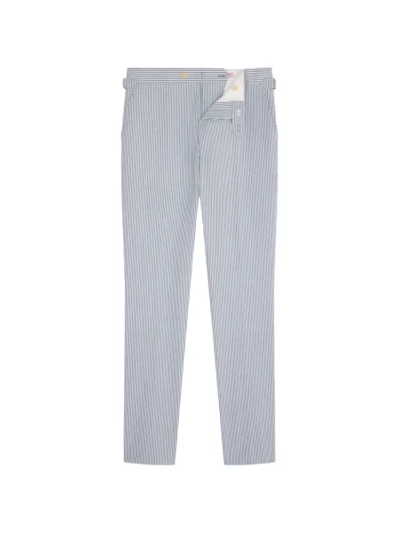 Pantaloni Fursac cu dungi alb