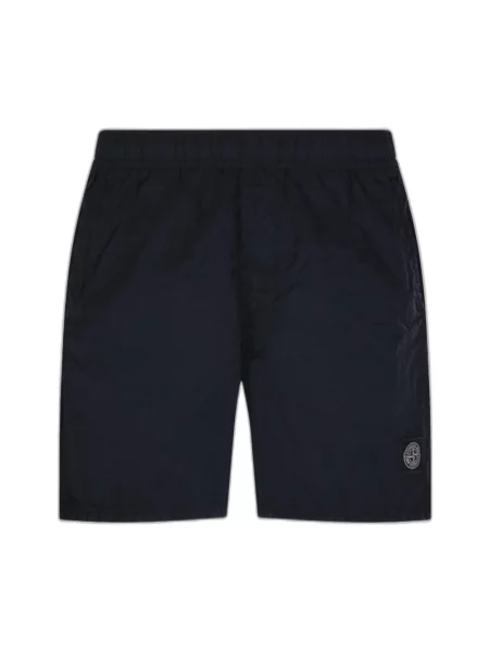 Kąpielówki Stone Island z kamieniami niebieskie