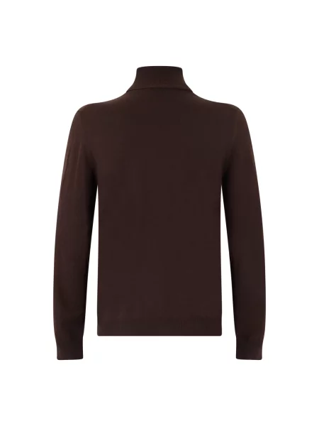 Sweter Slowear wełniany brązowy