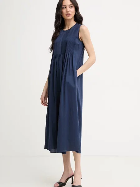 Weekend Max Mara rochie de vară din RICORDO albastru