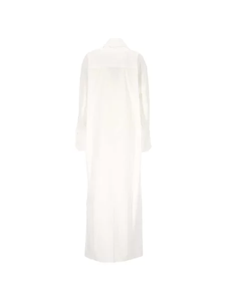 Lung rochie tip cămașă Armarium alb
