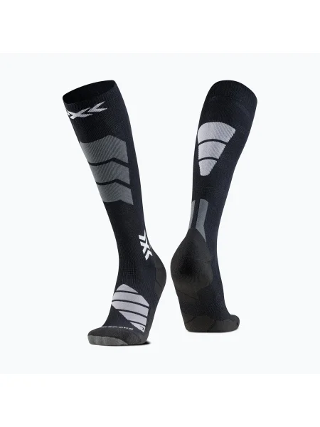 Скиорски чорапи X-Socks Ski Expert Silk Merino Otc x black/light grey черно