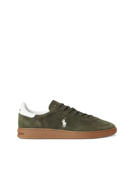 Sneakersy Polo Ralph Lauren koronkowe zielone