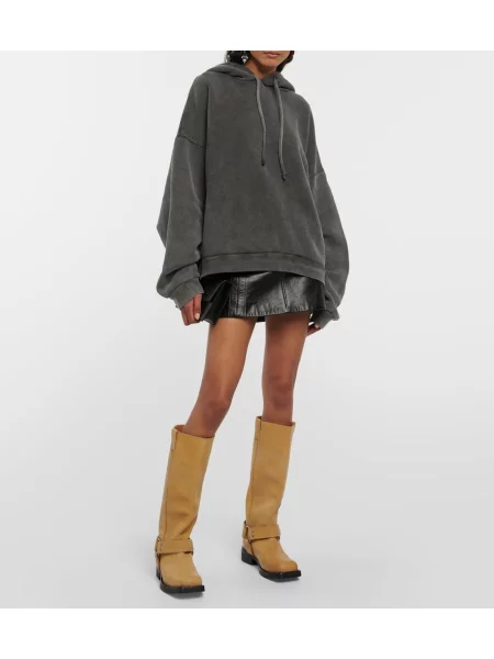 Hanorac cu glugă Acne Studios negru