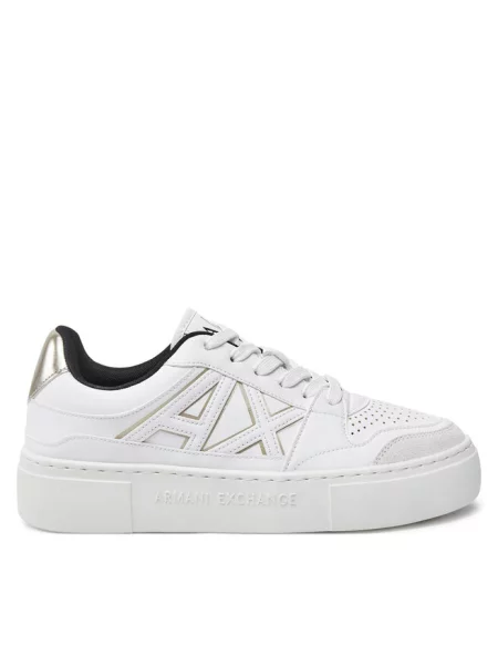 Sneakersy Armani Exchange białe