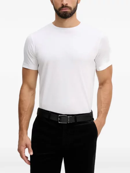 Tricou Karl Lagerfeld cu imagine cu decolteu rotund alb