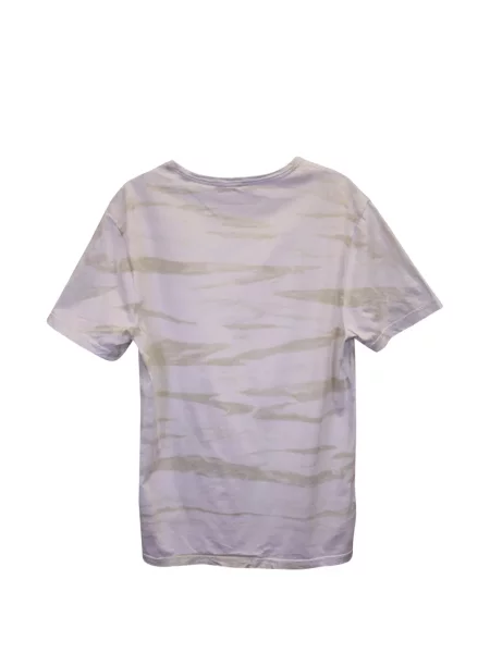 Tricou Mr P. cu imagine cu decolteu rotund alb