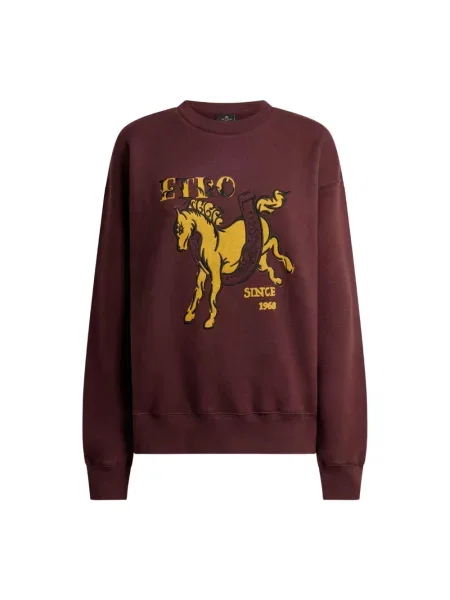 Bluza Etro z nadrukiem czerwona