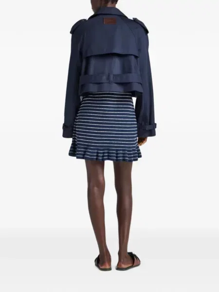 Cu centură decupat geacă parka Jw Anderson albastru