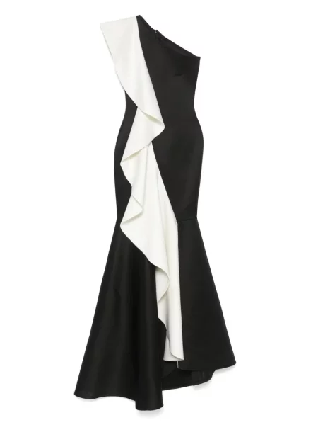 Sukienka Aavva na jednym ramieniu czarna