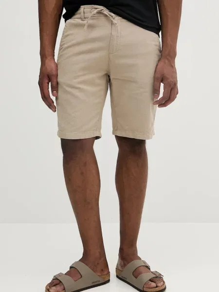 Lindbergh pantaloni scurți din in bej