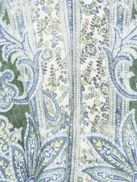 Μίνι φόρεμα Zimmermann με σχέδιο paisley καμπάνα λευκό