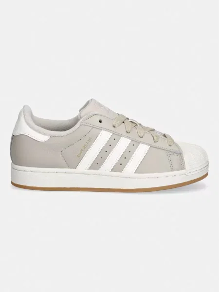 Usnjene superge adidas Originals Superstar II bež
