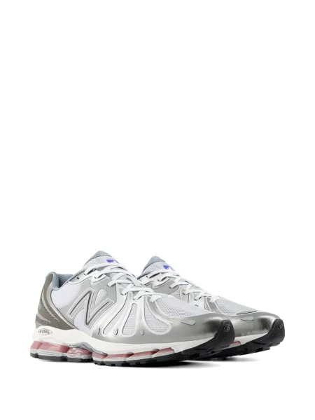 Sneakerși New Balance cu șireturi din dantelă albastru