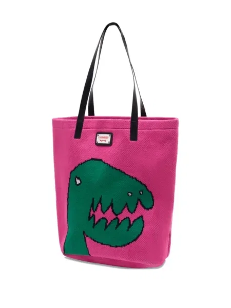 Geantă shopper Charles Jeffrey Loverboy cu imagine roz