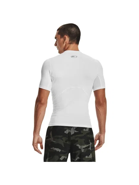 Tricou Under Armour Hg Armour Comp SS White/ Black M alb