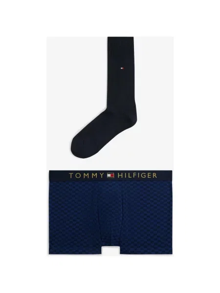 Skarpety Tommy Hilfiger niebieskie