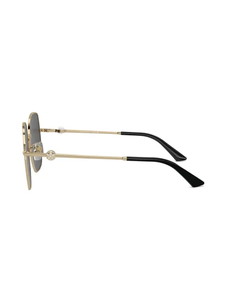 Слънчеви очила Jimmy Choo Eyewear с кристали златисто